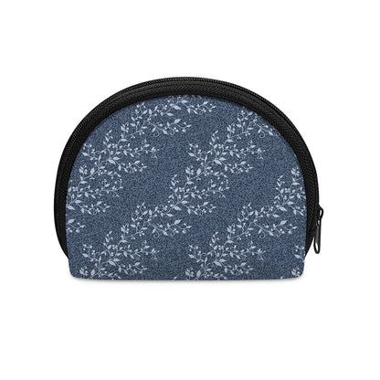 Ivy Flower Denim Jeans Pattern Print Coin Purse