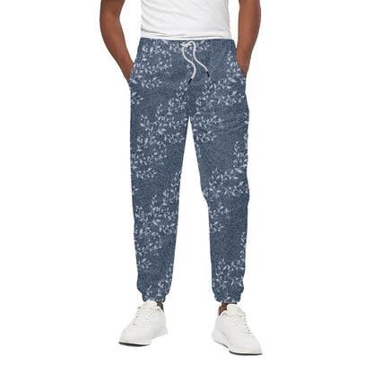 Ivy Flower Denim Jeans Pattern Print Cotton Pants