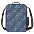 Ivy Flower Denim Jeans Pattern Print Crossbody Lunch Bag