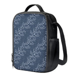 Ivy Flower Denim Jeans Pattern Print Crossbody Lunch Bag