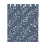 Ivy Flower Denim Jeans Pattern Print Curtain