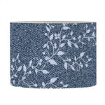 Ivy Flower Denim Jeans Pattern Print Drum Lamp Shade