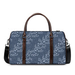 Ivy Flower Denim Jeans Pattern Print Duffle Bag