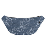 Ivy Flower Denim Jeans Pattern Print Fanny Pack