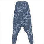 Ivy Flower Denim Jeans Pattern Print Hammer Pants