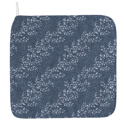 Ivy Flower Denim Jeans Pattern Print Hand Towel