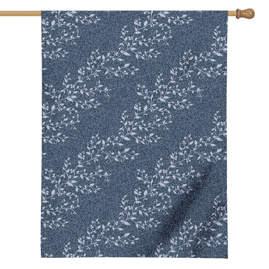 Ivy Flower Denim Jeans Pattern Print House Flag