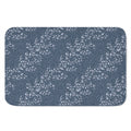 Ivy Flower Denim Jeans Pattern Print Indoor Door Mat