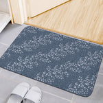 Ivy Flower Denim Jeans Pattern Print Indoor Door Mat