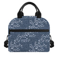 Ivy Flower Denim Jeans Pattern Print Insulated Lunch Bag