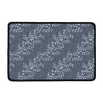 Ivy Flower Denim Jeans Pattern Print Kitchen Mat