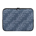 Ivy Flower Denim Jeans Pattern Print Laptop Sleeve