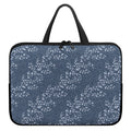 Ivy Flower Denim Jeans Pattern Print Laptop Sleeve With Handle