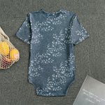 Ivy Flower Denim Jeans Pattern Print Men's Bodysuit