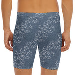 Ivy Flower Denim Jeans Pattern Print Men's Long Boxer Briefs