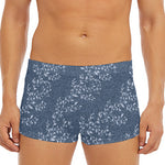Ivy Flower Denim Jeans Pattern Print Men's Short Boxer Briefs