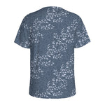 Ivy Flower Denim Jeans Pattern Print Men's Sports T-Shirt