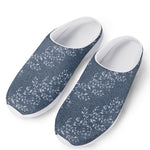 Ivy Flower Denim Jeans Pattern Print Mesh Casual Shoes