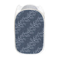 Ivy Flower Denim Jeans Pattern Print Mesh Laundry Hamper