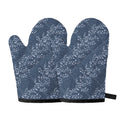 Ivy Flower Denim Jeans Pattern Print Oven Mitts
