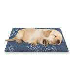 Ivy Flower Denim Jeans Pattern Print Pet Cooling Mat Cover