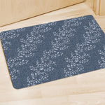 Ivy Flower Denim Jeans Pattern Print Polyester Doormat