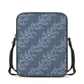Ivy Flower Denim Jeans Pattern Print Rectangular Crossbody Bag
