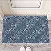 Ivy Flower Denim Jeans Pattern Print Rubber Doormat