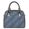 Ivy Flower Denim Jeans Pattern Print Shoulder Handbag