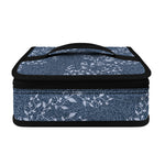 Ivy Flower Denim Jeans Pattern Print Small Lunch Bag
