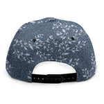 Ivy Flower Denim Jeans Pattern Print Snapback Cap