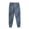 Ivy Flower Denim Jeans Pattern Print Sweatpants