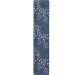 Ivy Flower Denim Jeans Pattern Print Table Runner