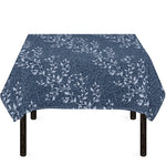 Ivy Flower Denim Jeans Pattern Print Tablecloth
