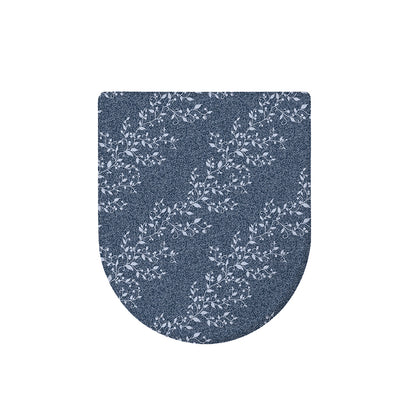 Ivy Flower Denim Jeans Pattern Print Toilet Lid Cover