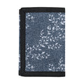 Ivy Flower Denim Jeans Pattern Print Trifold Wallet