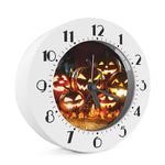 Jack-O'-Lantern Halloween Pumpkin Print Alarm Clock