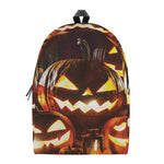 Jack-O'-Lantern Halloween Pumpkin Print Backpack