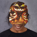 Jack-O'-Lantern Halloween Pumpkin Print Baseball Cap