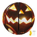 Jack-O'-Lantern Halloween Pumpkin Print Basketball