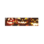 Jack-O'-Lantern Halloween Pumpkin Print Bed Runner
