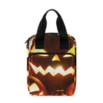 Jack-O'-Lantern Halloween Pumpkin Print Bible Tote Bag
