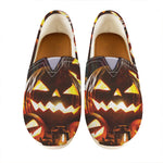 Jack-O'-Lantern Halloween Pumpkin Print Casual Shoes