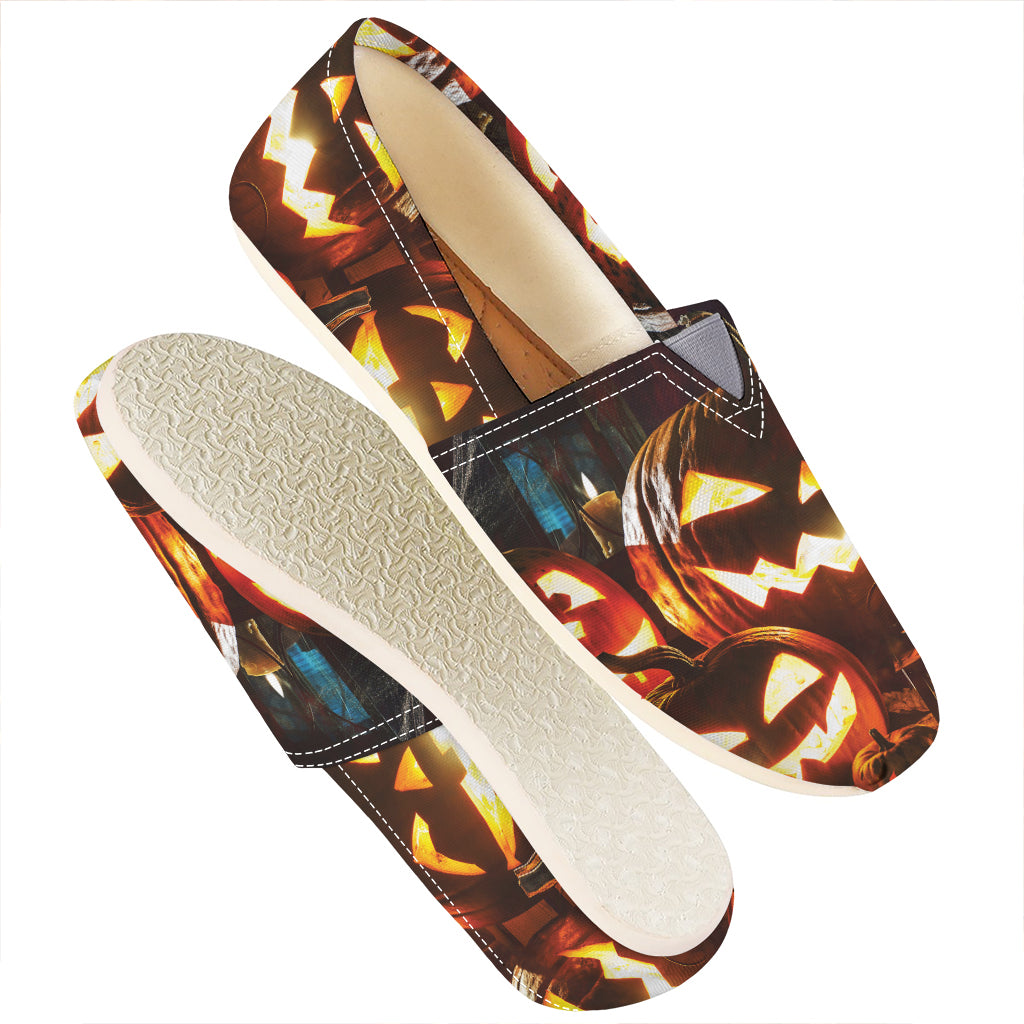 Jack-O'-Lantern Halloween Pumpkin Print Casual Shoes