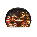 Jack-O'-Lantern Halloween Pumpkin Print Coin Purse