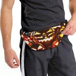 Jack-O'-Lantern Halloween Pumpkin Print Fanny Pack
