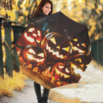 Jack-O'-Lantern Halloween Pumpkin Print Foldable Umbrella
