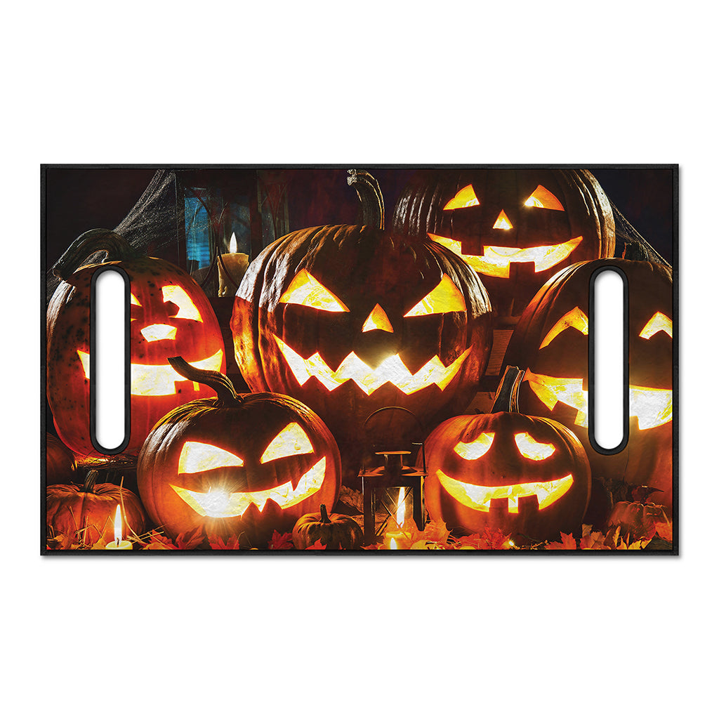 Jack-O'-Lantern Halloween Pumpkin Print Golf Cart Seat Cover