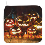Jack-O'-Lantern Halloween Pumpkin Print Hand Towel