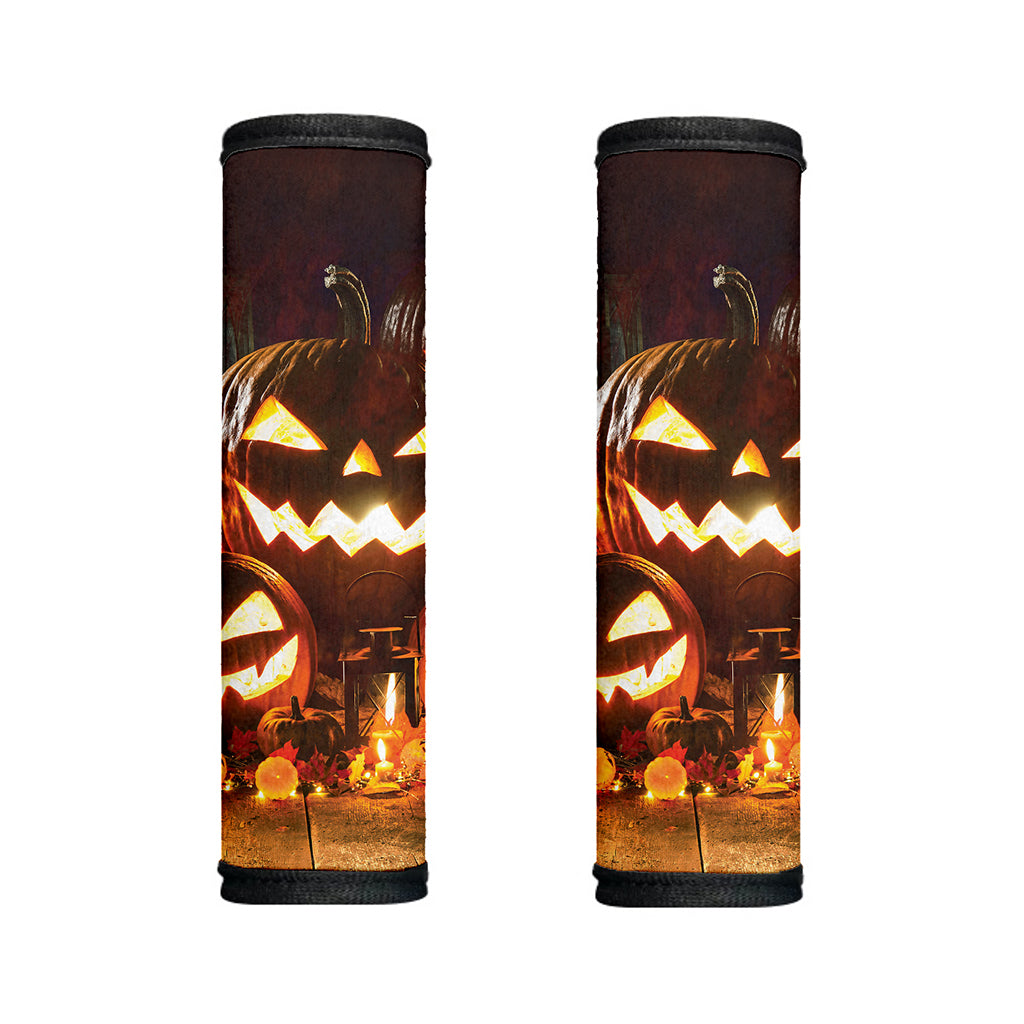 Jack-O'-Lantern Halloween Pumpkin Print Handle Covers